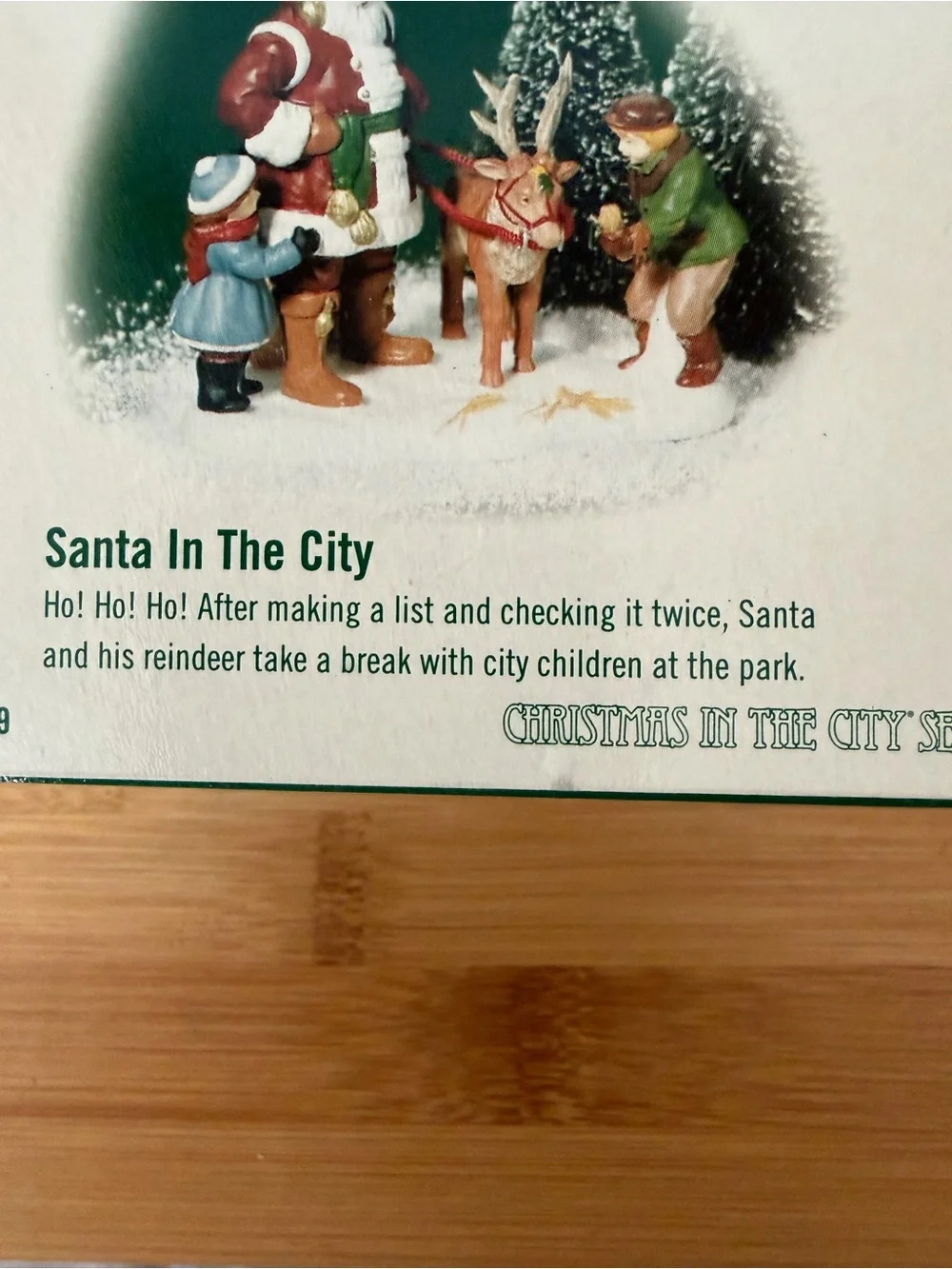 Vintage Department 56 Santa in the City Figurine. Christmas in the City Series